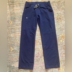 Figs navy blue Livingston pants with cargo pocket medium